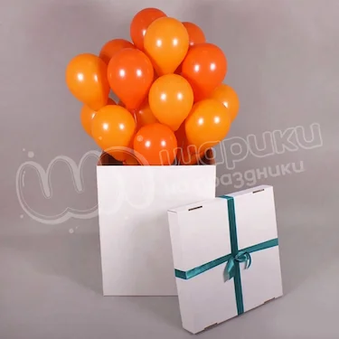 Коробка с шарами «Оранжевый взрыв»
